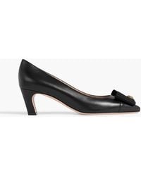 Bally - Bemily 55 Bow-Detailed Leather Pumps - Lyst