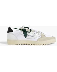 Off-White c/o Virgil Abloh - 5.0 Canvas & Suede Low-top Sneakers - Lyst