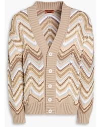 Missoni - Crochet-Knit Cardigan - Lyst