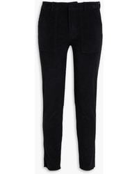 Nili Lotan - Jenna Cropped Cotton-blend Corduroy Slim-leg Pants - Lyst