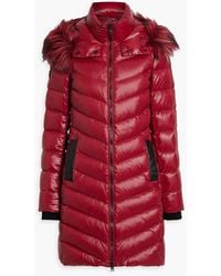 Rudsak - Faux Fur-trimmed Quilted Shell Hooded Down Coat - Lyst