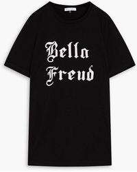 Bella Freud - Printed Organic Cotton-jersey T-shirt - Lyst