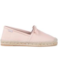 Red(V) - Bow-embellished Leather Espadrilles - Lyst