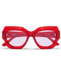 Damen-Sonnenbrillen von Ganni | Online-Schlussverkauf – Bis zu 50% Rabatt |  Lyst DE
