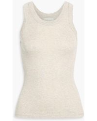 Loulou de Saison - Limba Ribbed Cotton Tank - Lyst