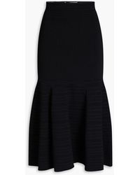 Victoria Beckham - Midirock aus pointelle-strick - Lyst
