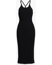 Proenza Schouler - Vida Ribbed-Knit Midi Dress - Lyst