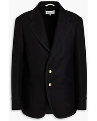 Maison Margiela - Verzierter blazer aus filz aus einer wollmischung - Lyst