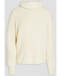 A.L.C. - Clayton Ribbed Merino Wool-blend Turtleneck Sweater - Lyst