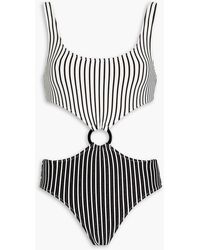 Solid & Striped - Bailey badeanzug mit cut-outs und ringverzierung - Lyst