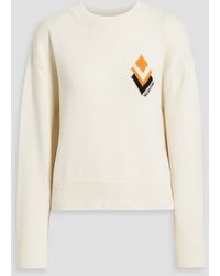 Valentino Garavani - Intarsia Wool And Cashmere-blend Sweater - Lyst