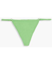 Love Stories - Carol Ribbed-knit Low-rise Thong - Lyst