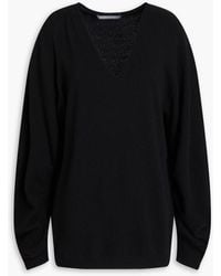 Alberta Ferretti - Wool And Cashmere-blend Sweater - Lyst