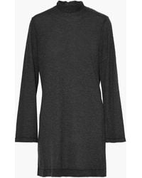 IRO - Cassy Open-back Ruffle-trimmed Stretch-jersey Mini Dress - Lyst