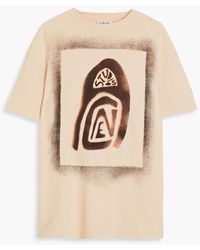 Acne Studios - Elice Printed Cotton-jersey T-shirt - Lyst