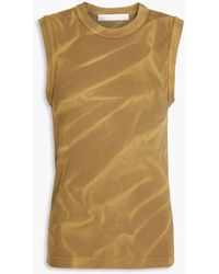 Dion Lee - Tie-dyed Stretch Cotton Jersey Tank - Lyst