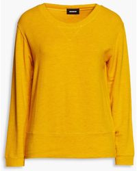 Monrow French Terry Sweatshirt - Yellow