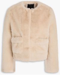 Maje - Plush Jacket - Lyst