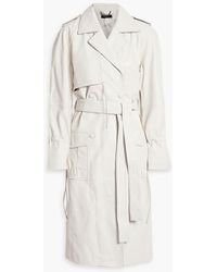 Muubaa - Leather Trench Coat - Lyst