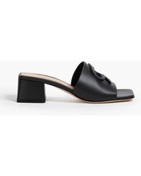Gianvito Rossi - Ribbon Leather Mules - Lyst