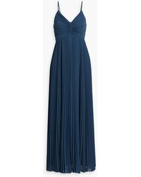 Diane von Furstenberg - Ima Pleated Chiffon Maxi Dress - Lyst