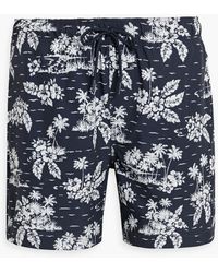 Onia - Printed Shell Mid-length Swim Shorts - Lyst