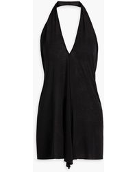 Rick Owens - Open-back Jersey Halterneck Top - Lyst
