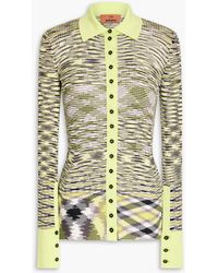 Missoni - Marled Knitted Shirt - Lyst