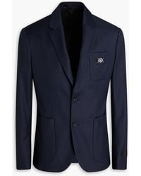 Versace - Houndstooth Wool Suit Jacket - Lyst