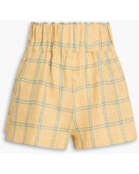 Bondi Born - Universal shorts aus leinen-twill mit karomuster - Lyst
