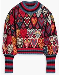 FARM Rio - Cropped pullover aus jacquard-strick - Lyst