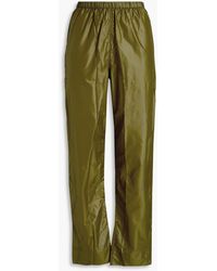 Ganni - Ripstop Straight-leg Pants - Lyst