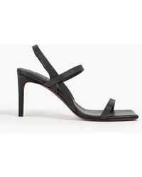 Brunello Cucinelli - Sandalen aus leder mit zierperlen - Lyst