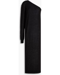 Frankie Shop - Lina One-Shoulder Knitted Midi Dress - Lyst