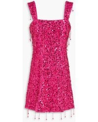 Jonathan Simkhai - Noemi Embellished Jersey Mini Dress - Lyst