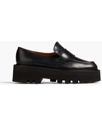 Atp Atelier - Pescara Leather Platform Loafers - Lyst