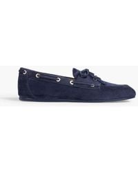 Stuart Weitzman - Tinsley Suede Boat Shoes - Lyst