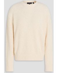 Theory - Bouclé-Knit Cotton-Blend Sweater - Lyst