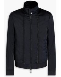 Emporio Armani - Layered Shell And Satin Jacket - Lyst