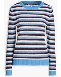 Chinti & Parker - Striped Intarsia Wool And Cashmere-blend Sweater - Lyst