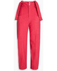Isabel Marant - Ekla Linen-blend Ripstop Tapered Pants - Lyst