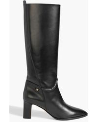 Ferragamo - Torris 70 Leather Knee Boots - Lyst