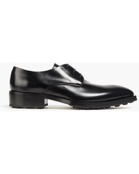 Jil Sander - Glossed-leather Oxford Shoes - Lyst