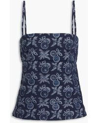 Etro - Cotton-blend jacquard top - Lyst