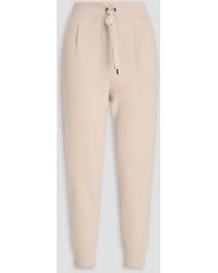 Brunello Cucinelli - Ribbed-Knit Track Pants - Lyst