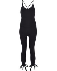 Ba&sh - Romy tie-back stretch-jersey bodysuit - Lyst