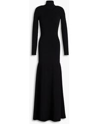 Victoria Beckham - Cutout Stretch-knit Maxi Dress - Lyst