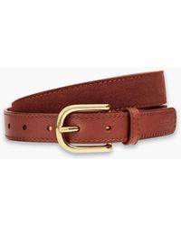 Paul Smith - Suede And Leather Belt - Lyst