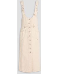 Isabel Marant - Filipine Denim Midi Dress - Lyst