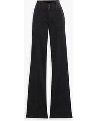 PAIGE - Manhattan High-Rise Bootcut Jeans - Lyst
